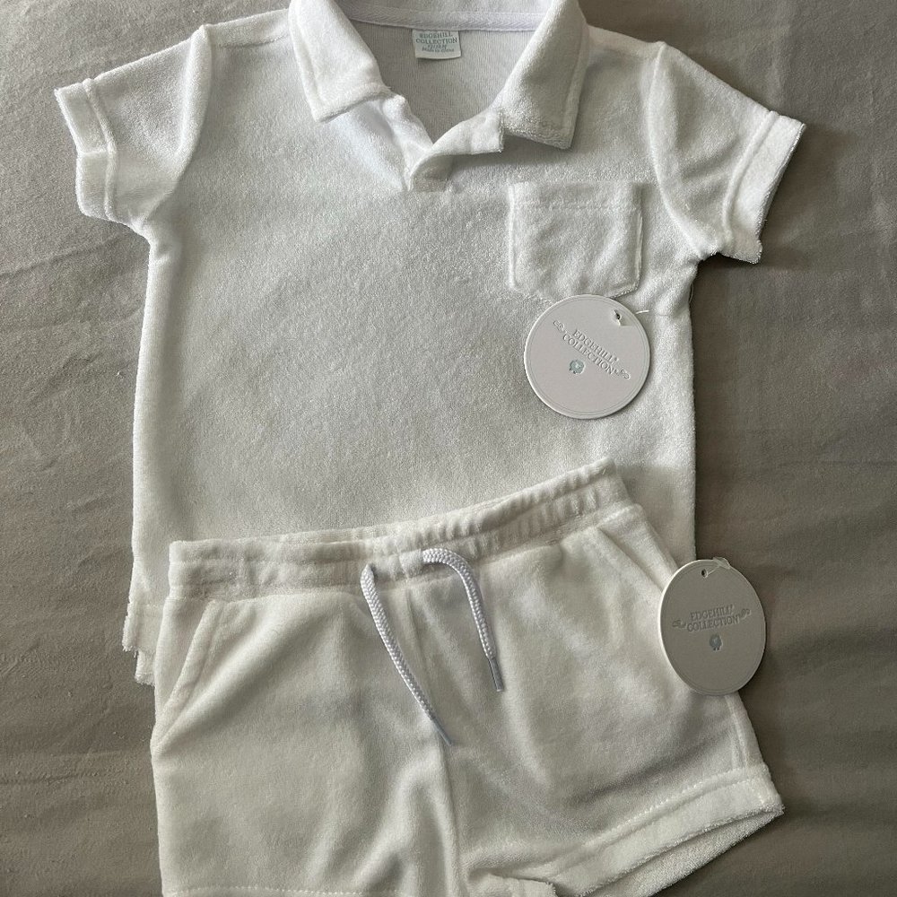 Infant Teri Cloth Summer Beach Set